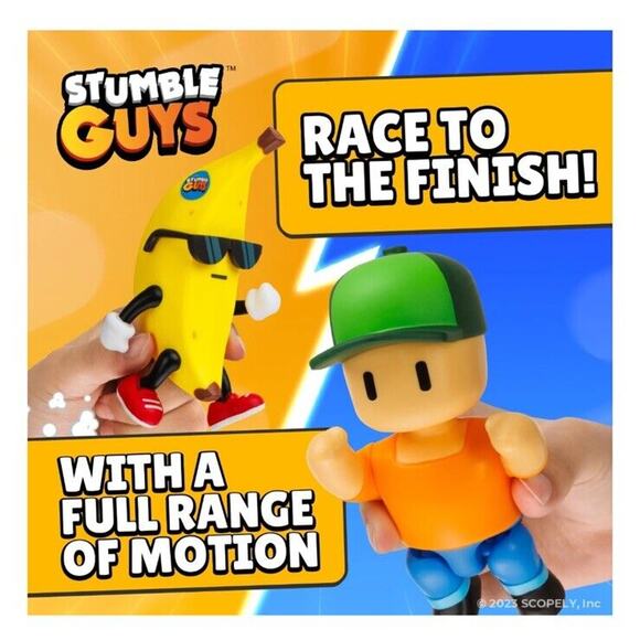 🔥Stumble Guys MR. STUMBLE 4.5” Action Figure In Window Box 2024 BNIB🔥 - Picture 3 of 6